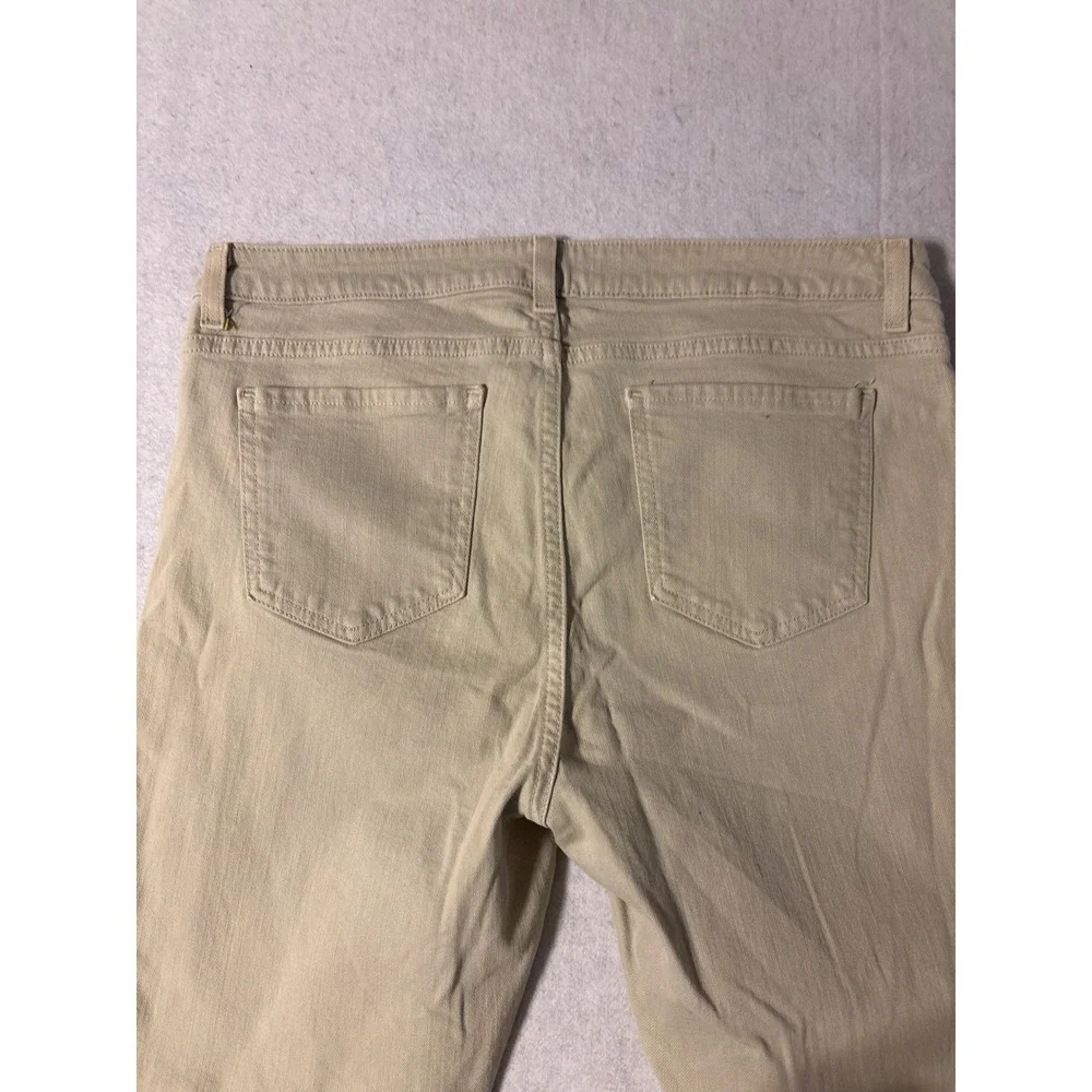 Michael Kors Skinny Jeans Womens SZ10 Tan Khaki Excellent Mid Rise Stretch Pants